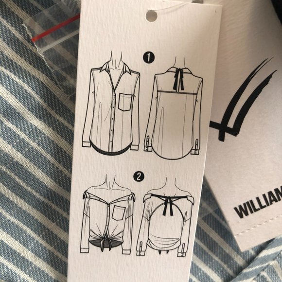 William Rast Chambray top - Picture 6 of 11